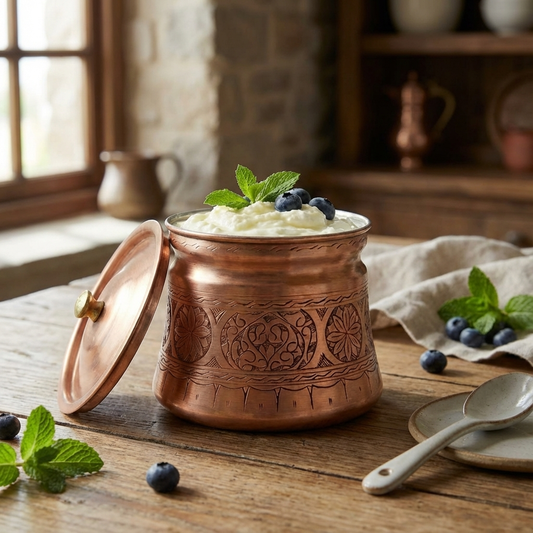 Bakır Yoğurt Bakracı