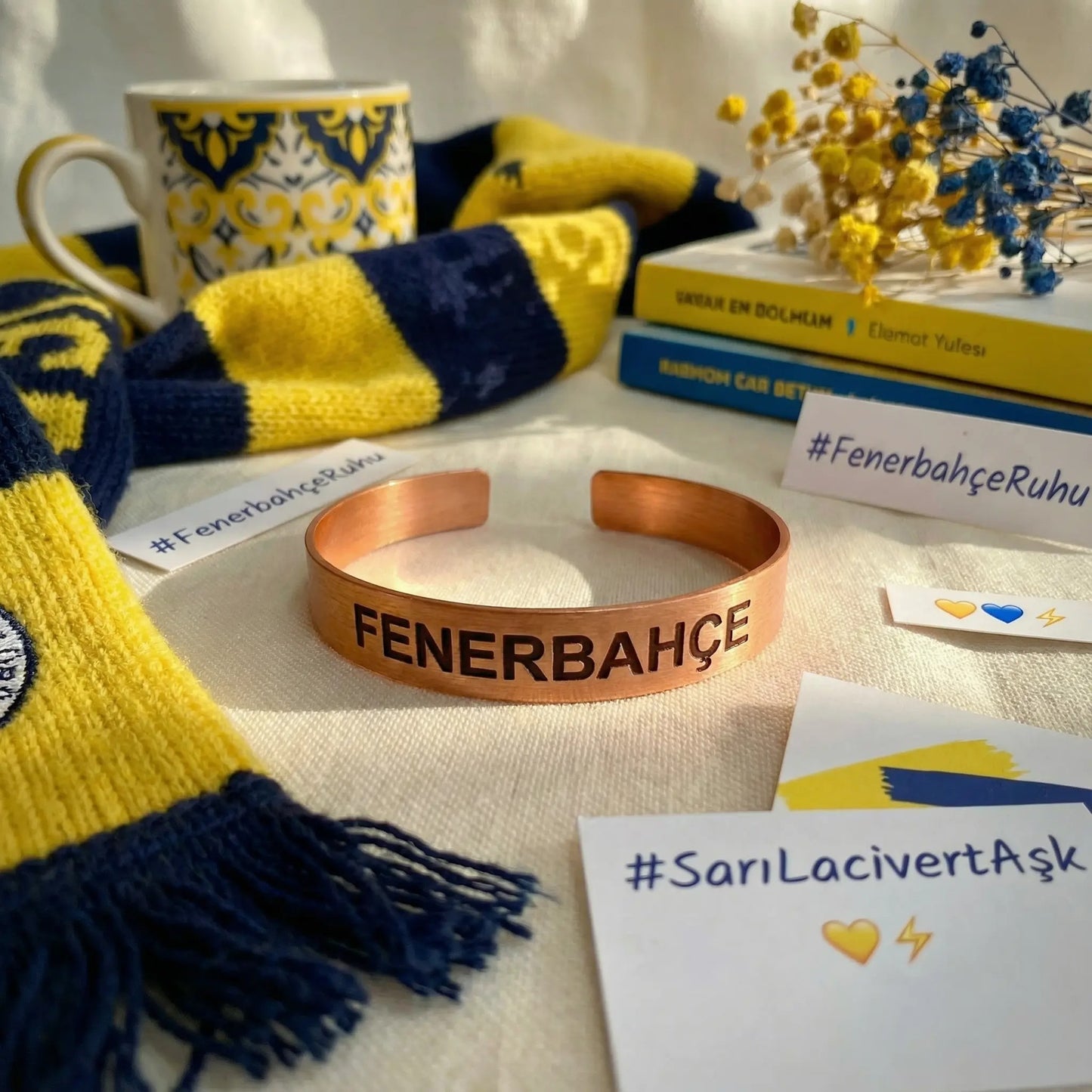 Taraftar Bakır Bileklik