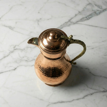 Kalaylı, Kapaklı Bakır Sürahi (2.5 Litre)